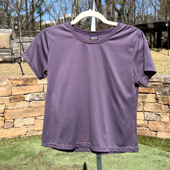 Patagonia Tops - Patagonia Womens' Eggplant Short-Sleeve Top